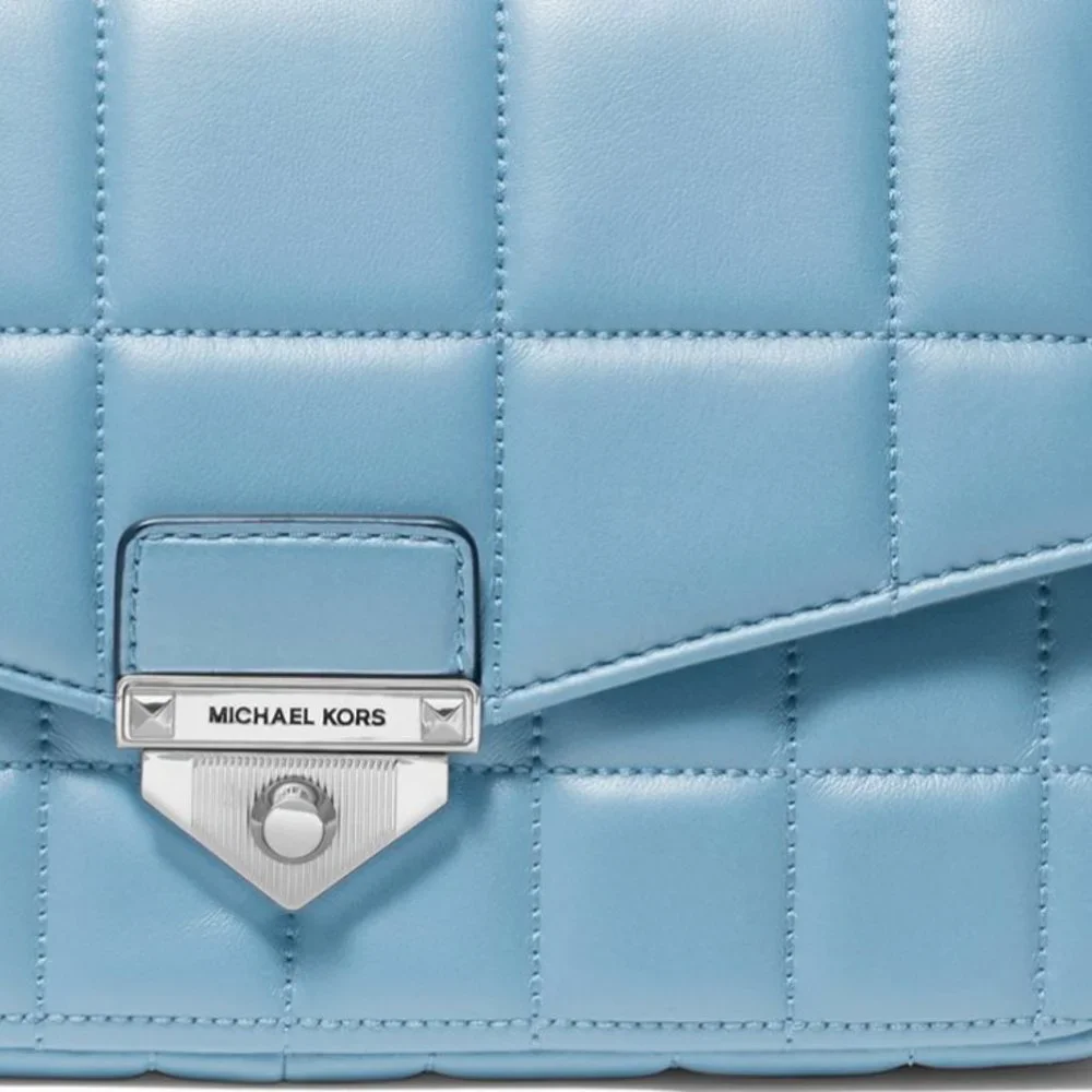 MICHAEL Michael Kors Soho Large Shoulder Bag Fantastic Reviews MSRP$458 CHAMBRAY